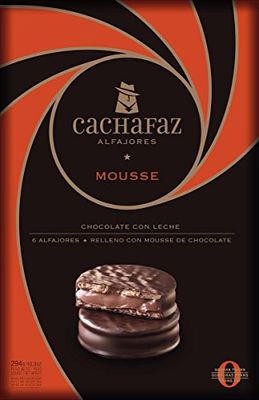 Cachafaz &quot;Alfajor&quot; Cookie Sandwich with Chocolate Mousse 6 Units