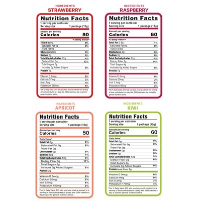 Natures Turn Freeze-Dried Fruit Snacks, Sour Variety, Pack of 8 (0.53 oz Each)