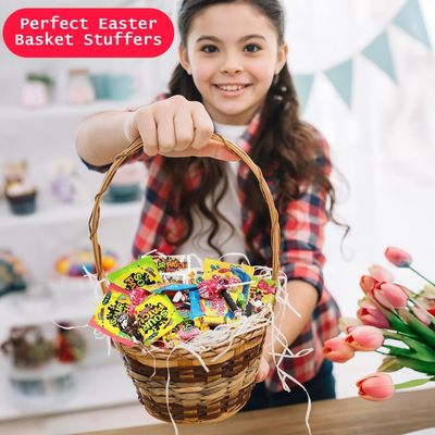 Easter Bulk Candy Mix, Pack of Individually Wrapped Assorted Candies, Perfect Easter Basket Stuffers, Parties, Buffets, Gifting, and Egg Hunts (2Lb)