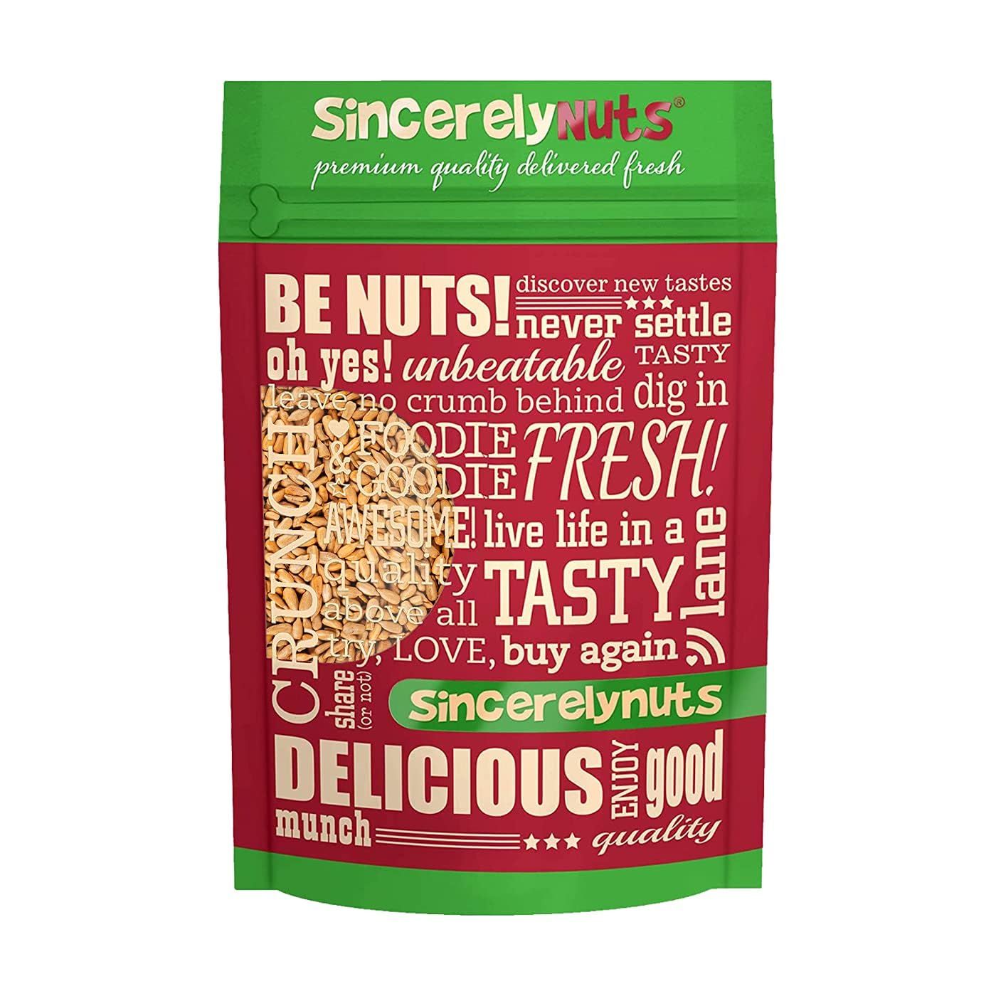 Sincerely Nuts Sunflower Seeds Unsalted (No Shell) (No Shell) (5 LB)- Nutritious and Satisfying Snack-Crunchy and Delicious-Perfect Addition to Any Meal - Gluten-Free Food, Vegan, and Kosher Certified