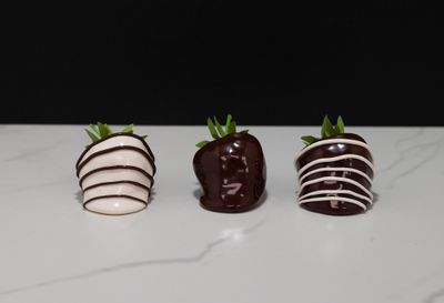 Fake Assorted Dipped Strawberries (set of 12)