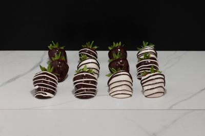 Fake Assorted Dipped Strawberries (set of 12)