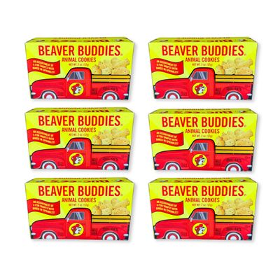 Buc-ee&#39;s Beaver Buddies Animal Cookies Pack of 6