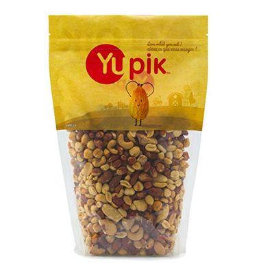 Yupik Roasted Unsalted Mixed Nuts With Peanuts (Less than 30% Peanuts), 2.2 lb, Pack of 1