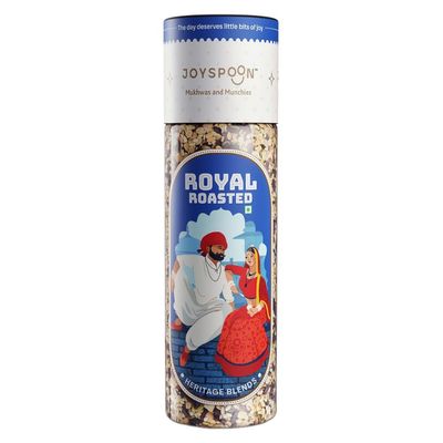 JOYSPOON Mukhwas Mouth Fresheners (250g), Dry Fruit and Seed Mix Sugar-Free Snacks, Traditional Mouth Freshner (Royal Roasted)