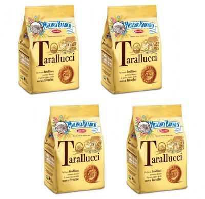 Mulino Bianco: &quot;Tarallucci&quot; Biscuits made with fresh eggs 12.3 Oz (350g) - Pack of 4  Italian Import