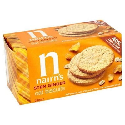 NAIRNS Oat Cakes, Wheat Free Ginger, 7.1 oz