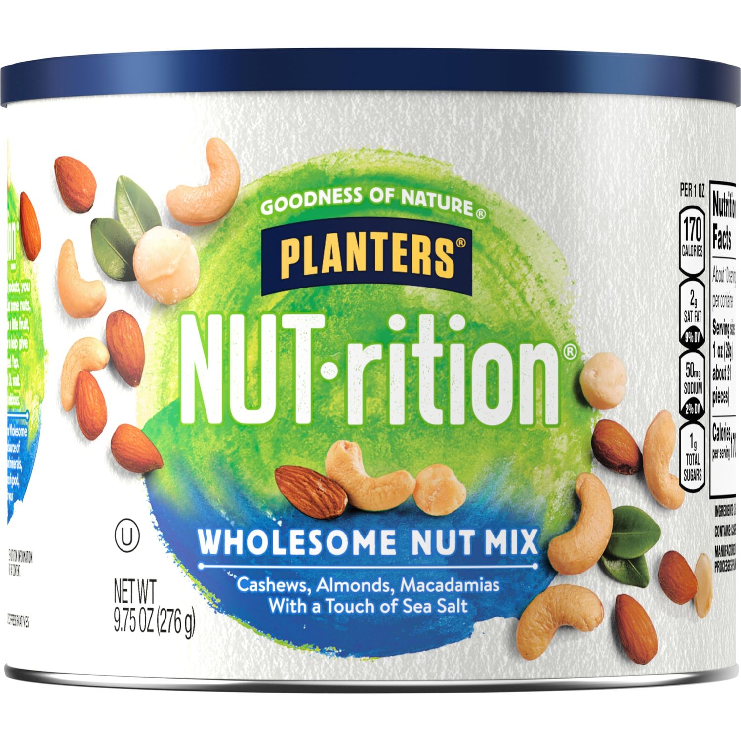 PLANTERS NUT-RITION Wholesome Nut Mix, Cashew, Almonds, Macadamia Nut 6-Pack, 3.66 LB