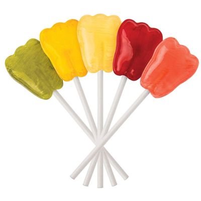 Dr. Johns Sugar Free Candy, Healthy Lollipops with Zero Sugar, Low Calorie Snacks, Keto Friendly Hard Candy Sweets, Fresh Fruit Tooth, 60 Count, 1 LB