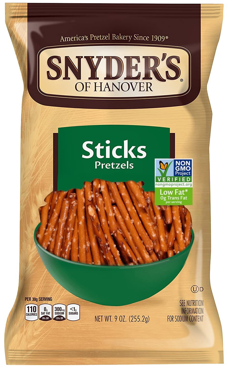 Snyder&#39;s Mini Pretzels, Fat Free, 9 oz (255.2 g)