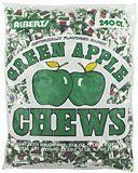 Albert&#39;s Fruit Chews - Green Apple Flavor,1.5 pound (240 Candies)