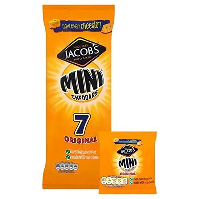 Jacob&#39;s Mini Cheddars Cheese 25g x - 7 per pack