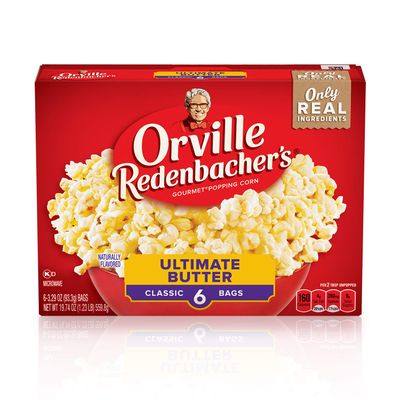 Orville Redenbacher&#39;s Microwave Popcorn, Ultimate Butter Flavor, 3.29 oz., 6-Count