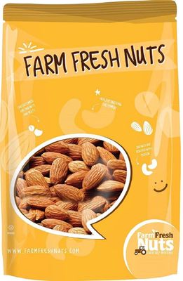 Raw Natural Shelled California Almonds (2 Lbs.) - Healthy Southern Tastiness - Handpicked for Freshness - All Natural Supreme Almonds - Farm Fresh Nuts Brand