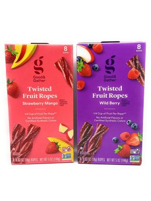 Fruit Twists Gluten Free Ropes Assortment - Wild Berry (5 oz) &amp; Strawberry Mango (5 oz) - (Pack of 2)
