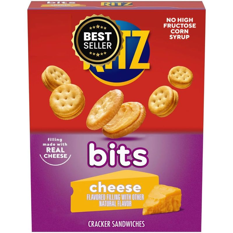 Rits Bits Cheese Cracker Sandwiches, 8.8 Oz (Deinum Trademark Spoon Included)