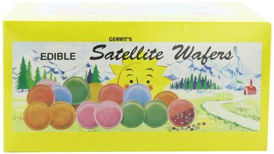 Gerrit&#39;s Satellite Wafers, Filled with Assorted Candy Beads, 10.5 Oz. 240-Count Boxes (Pack of 2)