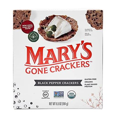 Mary&#39;s Gone Crackers, Black Pepper, 6.5 Ounce