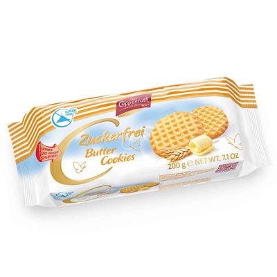 Coppenrath Butter Cookies zuckerfrei 200 g