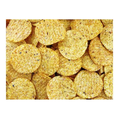 Clown Global Brands Round Tortilla Chips  Whole Grain  Contains 3-2 lb Bags of Chips  Provides 1 Grain Equivalent  Gluten Free  Healthy Snacking