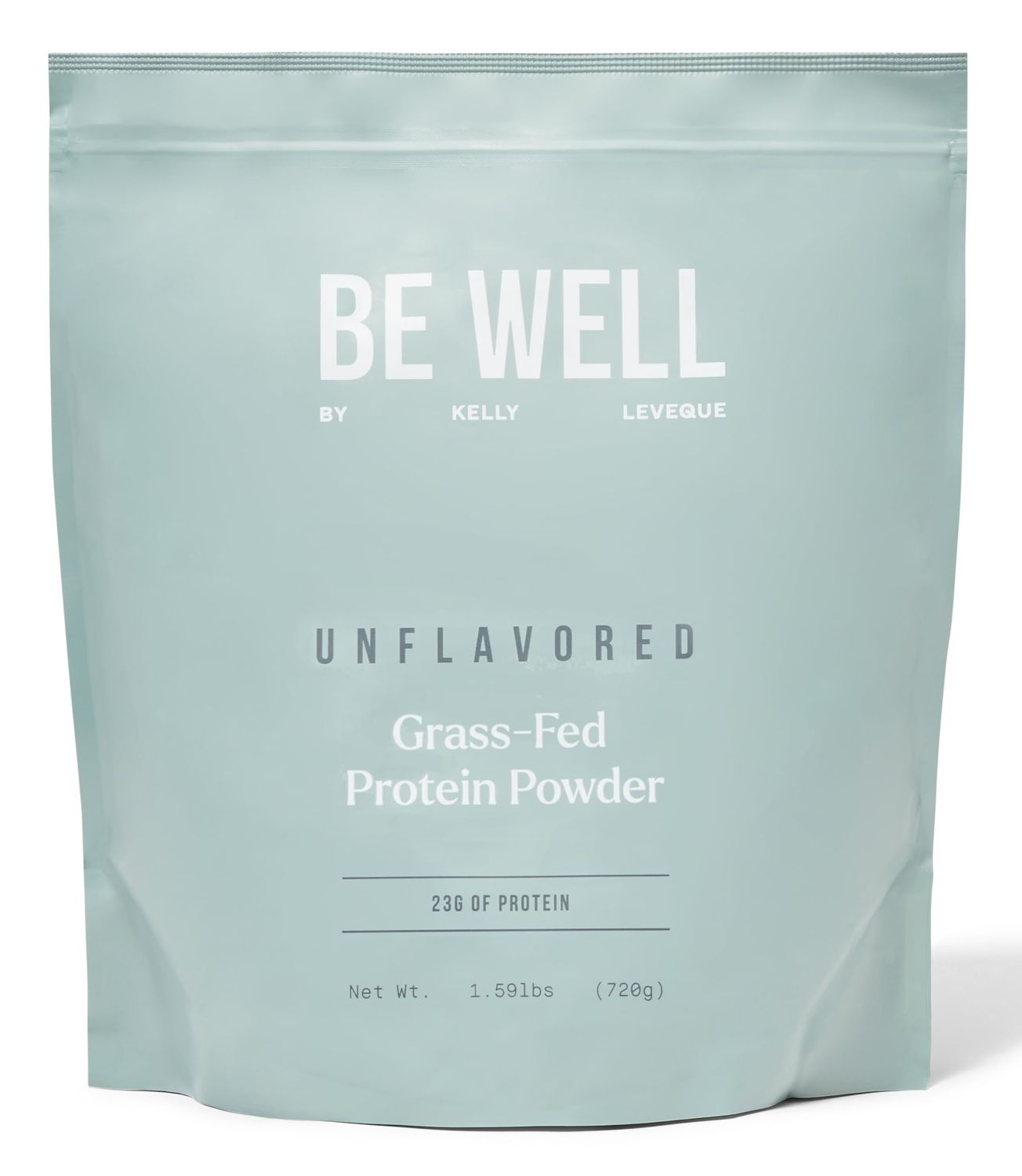 Be Well by Kelly Unflavored Grass-Fed Beef Protein Powder, 23G of Protein &amp; Zero Carbs (1 Ingredient, 30 Servings) 9 Amino Acids  3 BCAAs No Soy, No Dairy, Stevia-Free, No Sugar Added 1.59lb 720g