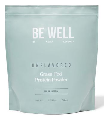 Be Well by Kelly Unflavored Grass-Fed Beef Protein Powder, 23G of Protein &amp; Zero Carbs (1 Ingredient, 30 Servings) 9 Amino Acids  3 BCAAs No Soy, No Dairy, Stevia-Free, No Sugar Added 1.59lb 720g