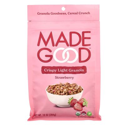 Made Good Crispy Light Granola, Strawberry, 10 Ounce