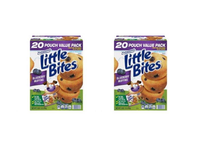 Entenmann's Little Bites Blueberry Mini Muffins 2 pack (40 pouches total)