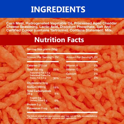 Hawkins Cheezies From Canada Family Pack 3x210g/7.4oz, Canadian Snacks Cheese Curls with Cheddar Cheese Puff Powder, Crunchy Cheese Straws, with BoomQQ Sticker