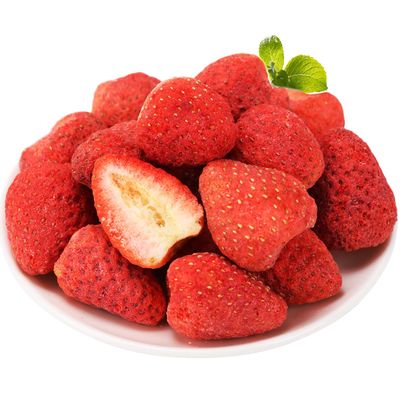 Freeze Dried Strawberries 5.3 Oz/150g Whole Big Frozen Dried strawberry, Dehydrated Fruit Snacks,Great for Baking,Beverages,Smoothies, Charcuterie