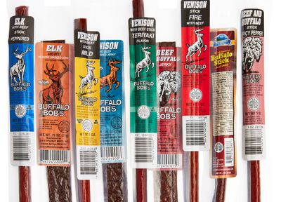 Jerky Dynasty Big Game Mix Jerky Wild Range Variety Pack with Elk, Venison &amp; Buffalo - Unique Farm-Raised Gourmet Jerky Mix, Flavorful Beef Added, Delectable High-Protein Snack (10 Pack)