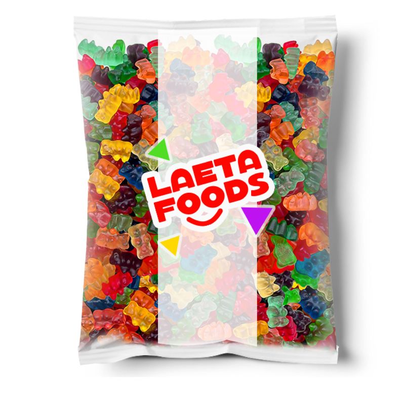 Gummy Bears Candy, Assorted Fruit Flavored (1 Pound Bag)