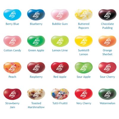 Needzo Jelly Beans Assorted Flavored Individually Wrapped, Gourmet Sweet Treat Candies for Gifts Baskets and Birthday Party Favors, 1 Ounce Each, Pack of 6