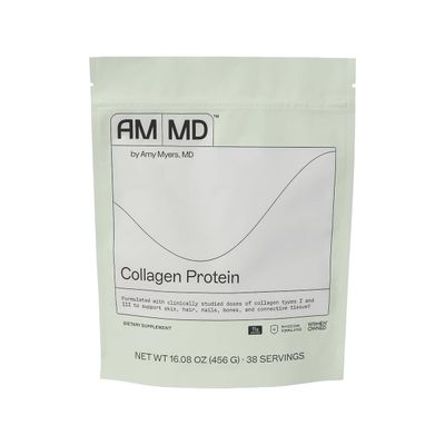Amy Myers MD Grass Fed Collagen Peptides Powder Unflavored - Pure Hydrolyzed Collagen for Hair Skin and Nails - Bone &amp; Joint Health - Non-GMO, Gluten-Free, Paleo &amp; Keto Friendly - No taste 38 Servings