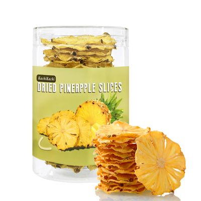 KachiKachi 1-can Dehydrated Dried Pineapple Slices  No Extra Sugar  Pure Pineapple Wheels Snacks  Dried fruits for Cocktails/Cakes/Crafts/Potpourri/Candle Making (7oz  200g)