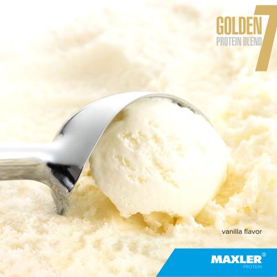 Maxler Golden 7 Protein Blend - Protein Powder for Muscle Gain &amp; Recovery - Vanilla Protein Powder 5 lb