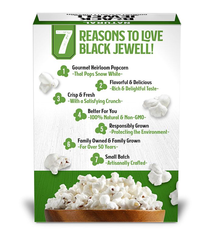 Black Jewell Gourmet Microwave Popcorn, Healthy Popcorn Snack, Natural, 10.5 Ounces (Pack of 3)