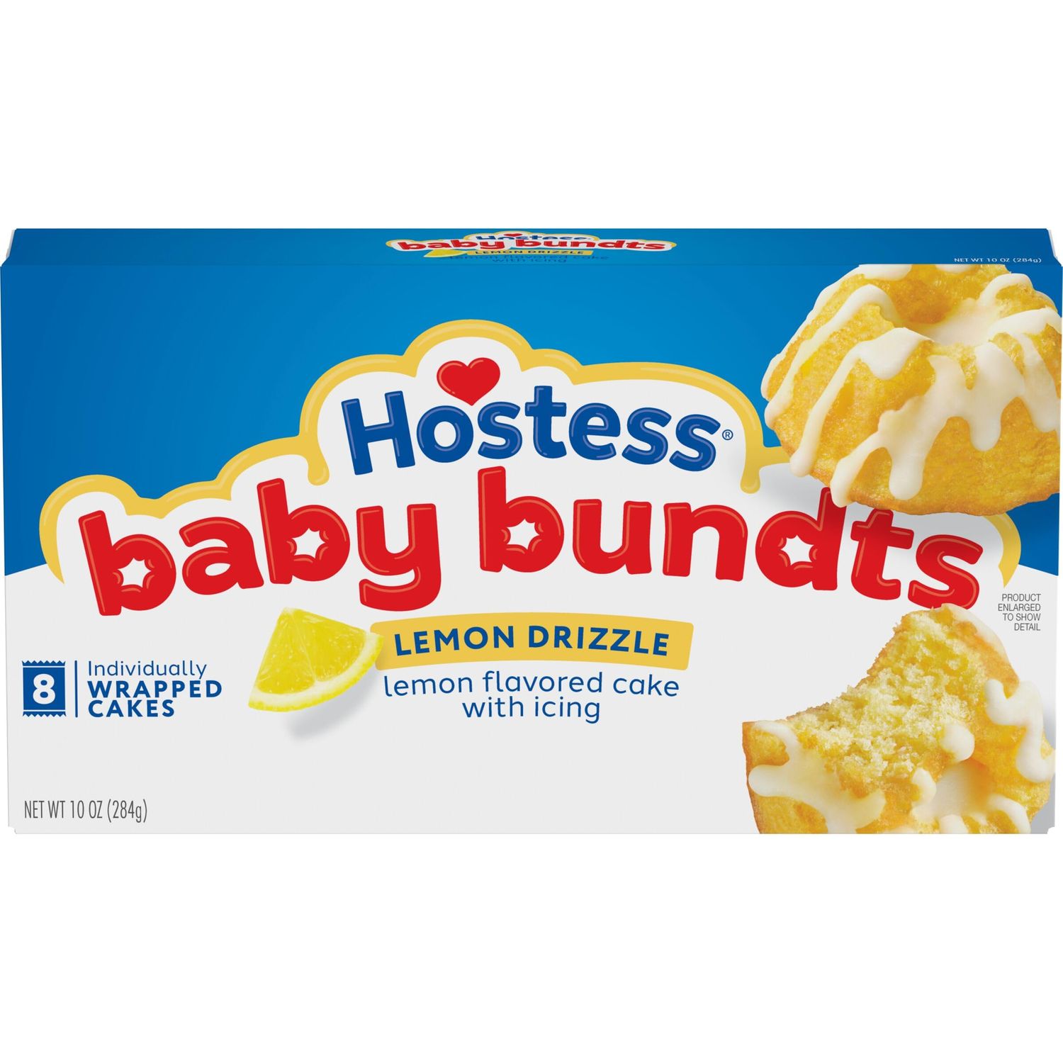Hostess Baby Bundts, Lemon Drizzle, 8Count