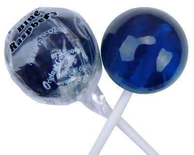 Original Gourmet Lollipops, Blue Raspberry, 30 count (Pack of 1)