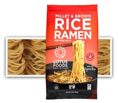 Lotus Foods Organic Ramen Miso Soup Mix-Millet &amp; Brown-2.8 oz