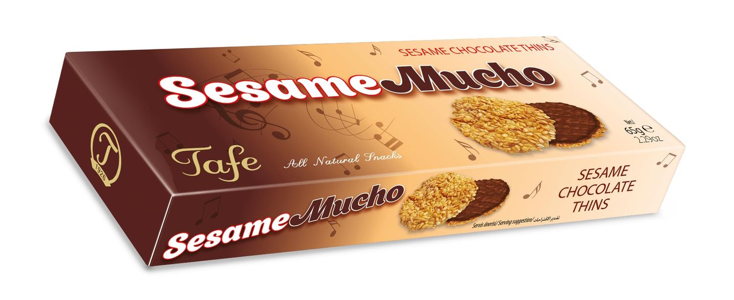 Tafe Dark Chocolate Coated Barazek Crispy Cookies, 2.29 Oz.