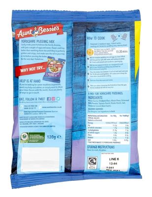 Aunt Bessie's Homebake Yorkshire Pudding Mix (120g)