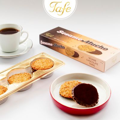 Tafe Dark Chocolate Coated Barazek Crispy Cookies, 2.29 Oz.