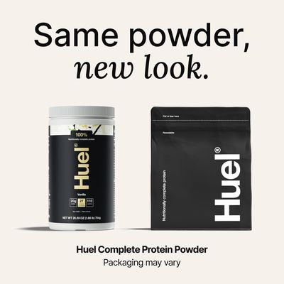 Huel Vegan Protein Powder  Strawberry  Complete Nutrition  20g Protein Powder  100% Plant-Based  27 Vitamins &amp; Minerals, Gluten Free, Non-GMO, Lactose Free  26 Servings