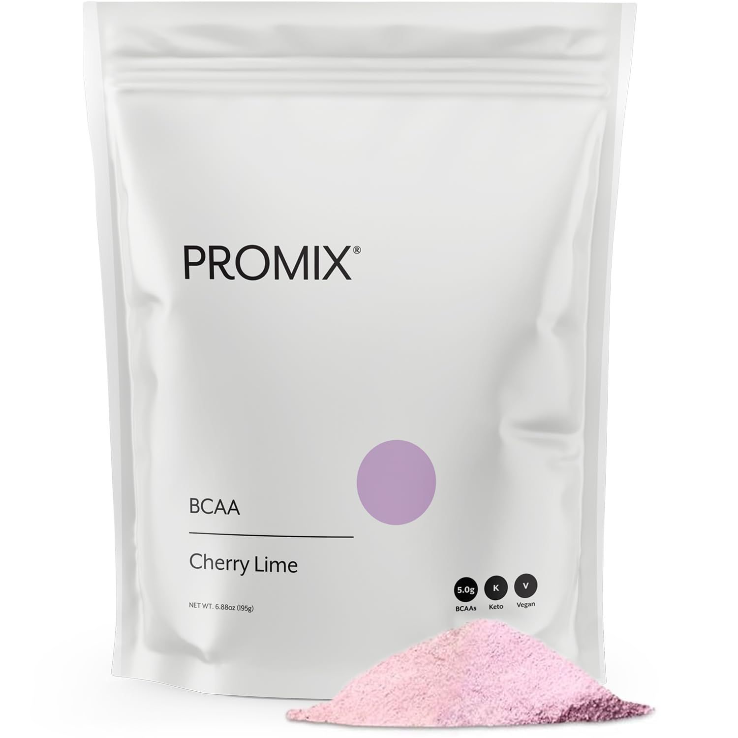 Promix BCAA Post-Workout Energy Powder, Cherry Lime - Plant-Based Branched Chain Amino Acids Supports Lean Muscle Growth, Recovery, Endurance &amp; Reduces Soreness - Zero Fat, Sugar &amp; Carbs - Gluten-Free