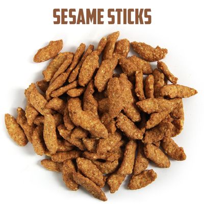TIVOZY Sesame Sticks Original - Delicious and Fresh Gourmet Seed Snacks with the Perfect Mix of Roasted and Salty Flavor for Midday Snacking, Office On-The-Go Indulgence 4 Lb Bulk Pack