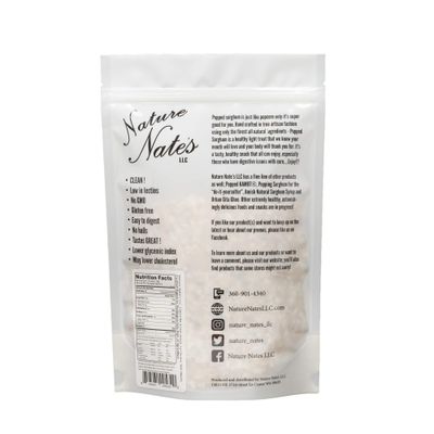 Nature Nates Popped Sorghum, Masala - Organic, Keto &amp; Gluten Free, Healthy Snacks, Better Than Popcorn, Made in USA - 4.3 Ounce