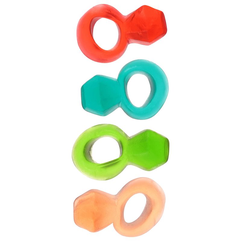Ring Pop Gummies Rings - Individual 16 Packs Assorted Gummy Candy Flavors (1.7 Oz Bag) - Fun Candy for Birthdays and Easter Celebrations