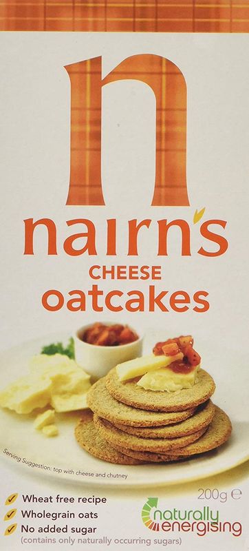 Nairns Cheese Oatcakes - Fairtrade 200g (Pack of 6)