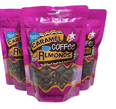 Trader Joe&#39;s Caramel Coffee Almonds (Pack of 3)